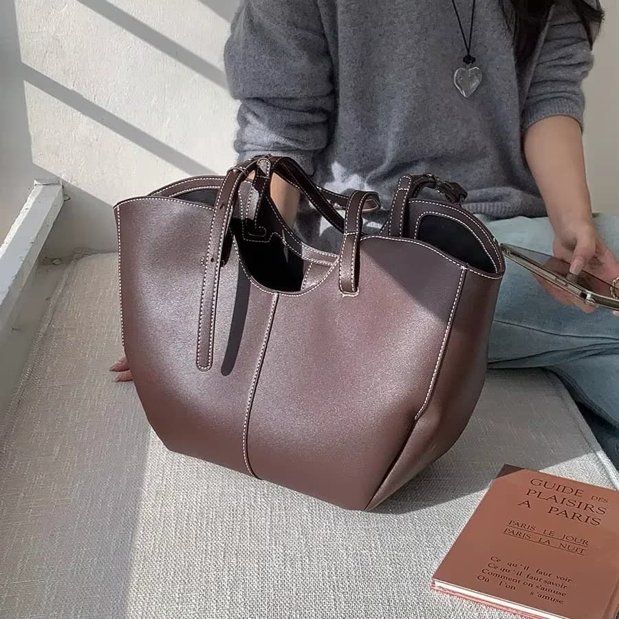Vintage Large Capacity Tote Bag for Women