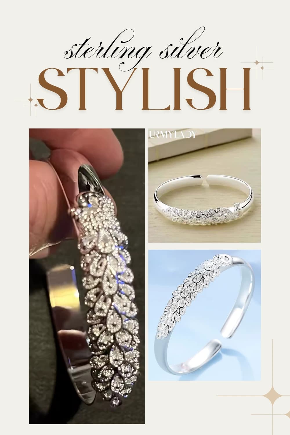 925 sterling silver bracelet Bangles